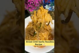 🍜Street Style Chili Garlic Noodles Restaurant Style Chili Garlic Noodles Recipe Veg Hakka Noodles
