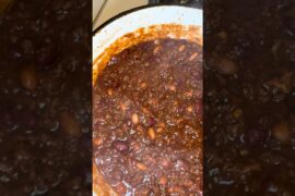 Homemade chili from scratch 🌶️