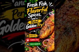 🐟 Crispy Fish Fry & 🌶️ Flavorful Cauliflower Chili Recipe!