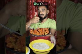 Crispy Roti Chilli Recipe | Easy Roti Recipe #recipe #shorts #roti