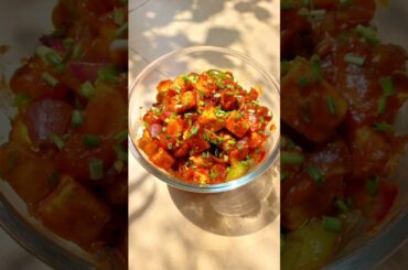 Healthy Chilli Paneer Recipe | Only 120 Calories | No Frying | Ready in 15 Mins #highprotein #paneer