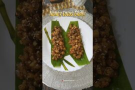 Sweet & Spicy Honey Lotus Chilli Recipe 😍 #shortsfeed #trending #recipe #cooking #new #foodie