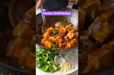 🌶️ Paneer Chilli Recipe 😋 | Restaurant Style Paneer Chilli at Home #Shorts