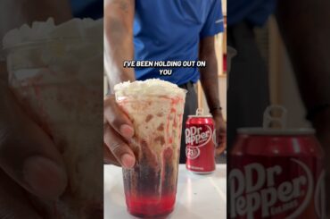 What is a Peach Berry Dirty Dr Pepper 🥤👀🤭 #drinks #drpepper