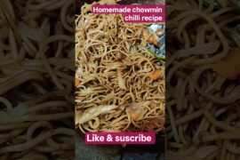 homemade chowmin chilli🍝 recipe#desi #trendingfoodvideo #recipe