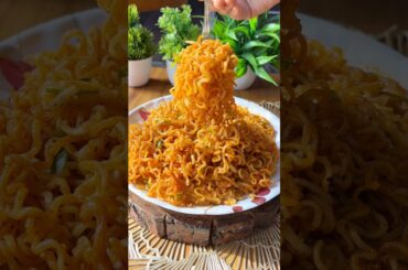 Viral Spicy Garlic Chili Maggi! 🌶️🍜 #shorts #easyrecipes
