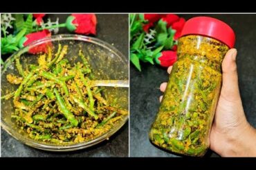 Instant Chilli Pickle Recipe | Green Chilli Achar Recipe