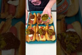 Jalapeño popper, but make it hotdog!  #easyrecipe #recipe