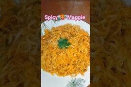 Hot 🥵 chilli 🌶️ garlic 🧄 Maggi 🍜 #shorts #food #ytshorts #maggi #viral