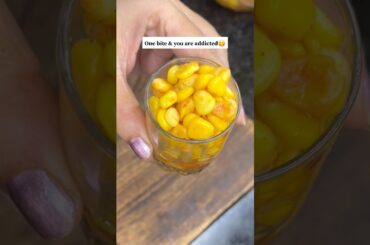 Kya apne try kiya? simple black pepper sweet corn recipe🥰 #youtubeshorts #foodblogger #snacks