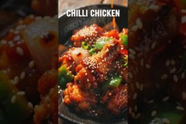 🍗🔥 Chilli Chicken Recipe | Chinese Style #Shorts#ytshorts #foodlover