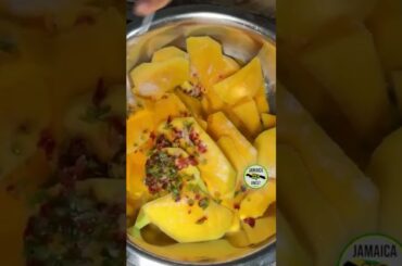 Jamaican pepper mango recipe that's actually easy #jamaica #recipe #mango
