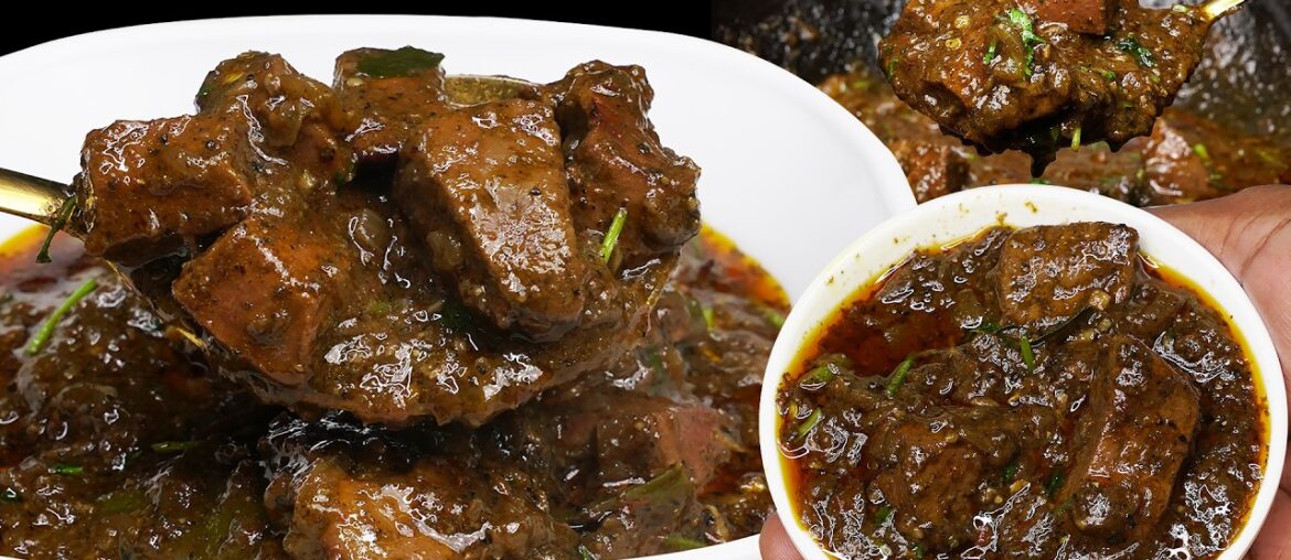 Sundays'ல செய்யக்கூடிய தரமான Recipe | Mutton Liver Pepper Masala in Tamil