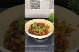 Dry paneer chilli recipe #youtubeshorts #paneerchili #homemade
