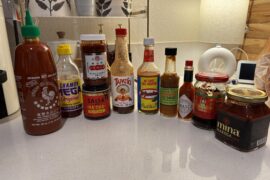 A healthy amount of sauces