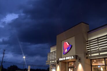 Taco Bell in the storm