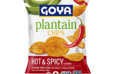Spicy plantain chips are underrated