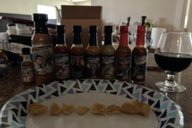 I can only handle a drop of the sweet onion habenero sauce without a drink