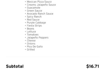 Rate my order