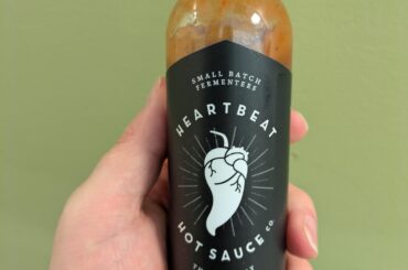 This heartbeat scorpion hot sauce is so tasty!