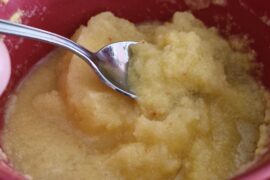 Homemade sorbett.