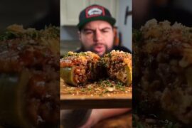 Cajun Beef Stuffed Peppers