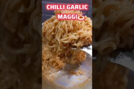 Chilli Garlic Maggi🌶🍜 Trying out Viral Maggi Receipe Part-2😋 #chilligarlicmaggi #viralrecipe#musttry