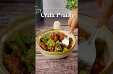 Restaurant Style Chilli Prawn | Kolkata Tangra Style Chinese Recipe #shorts