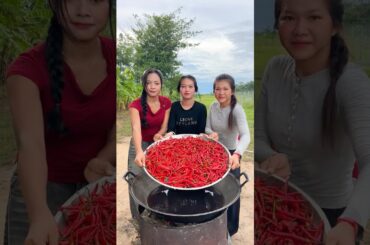 Cooking yummy deep fried chili recipe