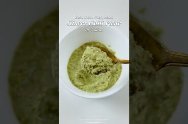 5-Minute Ginger Chili Paste 🌶️ | Easy Homemade Kitchen Hack#shorts