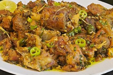 Chilli Garlic Mutton Fry | Quick Mutton Starter Recipe | Mutton Chilli Garlic Fry