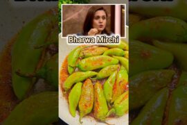 MasterChef Style Bharwa Mirchi Recipe 😋 #shorts #mirchi #chilli #masterchef