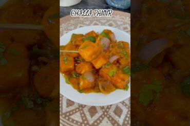 Chilli Paneer recipe 🔥 #shorts  #recipe #youtubeshorts  #paneer