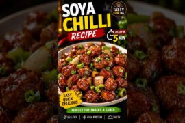 Soya Chilli Recipe | Crispy Restaurant Style Chilli Soya | Easy Indo Chinese Recipe | Tasty Food 365