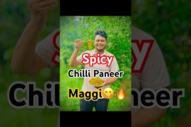 Spicy Chilli Paneer Maggi😋🔥//#food #recipe #shortsviral #foodie #odia