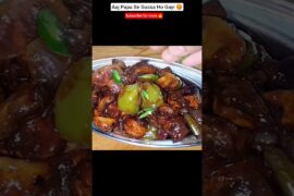 Aaj Papa Se Gussa Ho Gayi😡 | #shorts #youtubeshorts #mashroomchilli #recipe #food #foodie #cooking