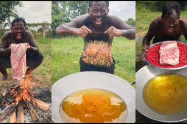 Amazing Cooking Crispy Pork With Chili recipe - village food