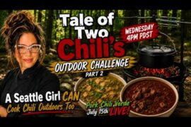 🔥 Budget Fire Pit Cooking! Easy Pork Chili Verde Recipe | Dutch Oven Camp Cooking