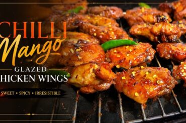 The BEST Chilli Mango Glazed Chicken Wings | Easy Midweek Dinner & Lunchbox Recipe