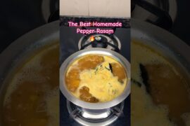 Simple Homemade Pepper Rasam ❤️ 😍 | Easy & Delicious Miriyala Rasam Recipe #shorts #yt #pepperrasam