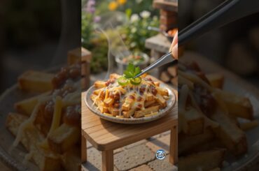 🍟 Chili Cheese Fries Recipe | Loaded Cheesy Fries | American Fast Food 😍 #Shorts #FastFood #AIVideo