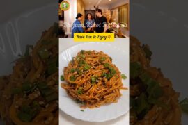Spicy Creamy Peanut Chilli Oil Noodles❤#farahkhan #shorts #food #viral #youtubeshorts