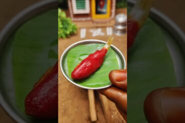Miniature Kashmiri Chilli Fish Fry | Tiny Spicy Fish Recipe | Mini Cooking #Shorts #telugutinyfoods