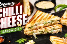 The Cheesiest Chili Sandwich Ever! 🧀🔥 | Creamy & Spicy Sandwich Recipe🥪🧀