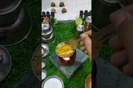 Mini Mirchi Pakoda Recipe 🌶️😍 | Crispy Mini Chili Fritters | Mini Kitchen World #shorts