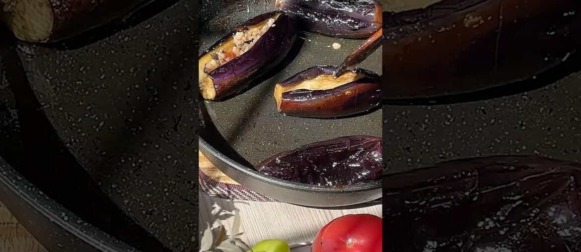 Three Sisters Dolma | Eggplant, Pepper Tomato  #food #recipe #cooking #eggplant