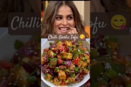 🌶️ Chilli Garlic Tofu Recipe | Crispy, Spicy & High Protein Tofu Snack #yshorts