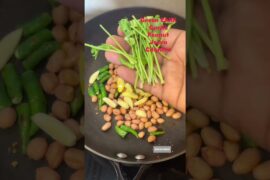 5-Minute Spicy Green Chili & Garlic Thecha | Kolhapuri Mirchi Cha Thecha Recipe #shorts