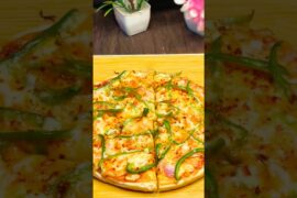 Cheesy Capsicum Pizza Recipe 😍#trending #viral