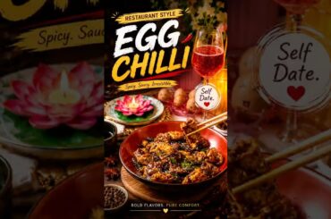 Easy Restaurant Style Egg Chilli Recipe 🍳